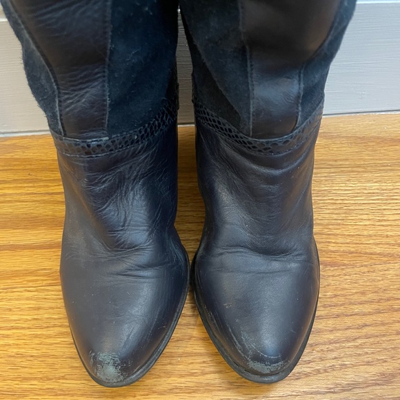 RARE Vintage 80s 90s Knee High Boots - Picture 5 of 11